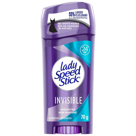 lady speed stick invisible unscented.